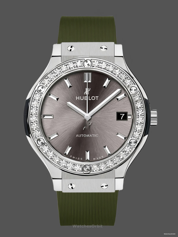 Hublot Classic Fusion Grey Dial 42mm Mens Replica Watch