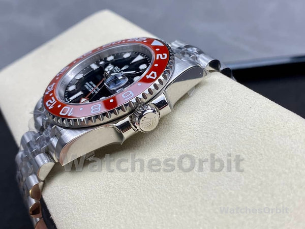 Rolex GMT Master II Pepsi 126710BLRO Jubilee Mint Black Dial 40MM Men's Watch
