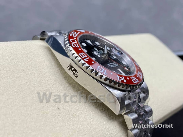 Rolex GMT Master II Pepsi 126710BLRO Jubilee Mint Black Dial 40MM Men's Watch