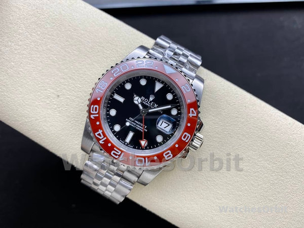 Rolex GMT Master II Pepsi 126710BLRO Jubilee Mint Black Dial 40MM Men's Watch