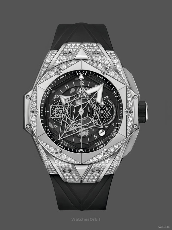 418.NX.1107.RX.1604.MXM20 Hublot Big Bang Sang Bleu II Titanium Pave