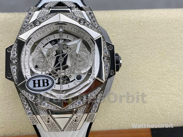 418.NX.2001.RX.1604.MXM20 Hublot Big Bang Partnerships Sang Bleu II Titanium Diamond