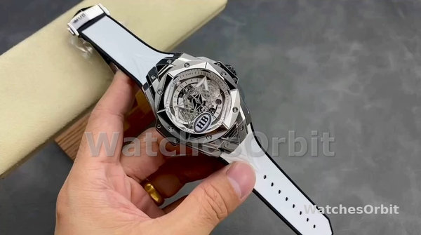 Men's Hublot Big Bang Titanium 42MM 418.NX.2001.RX.1604.MXM20 Transparent Dial
