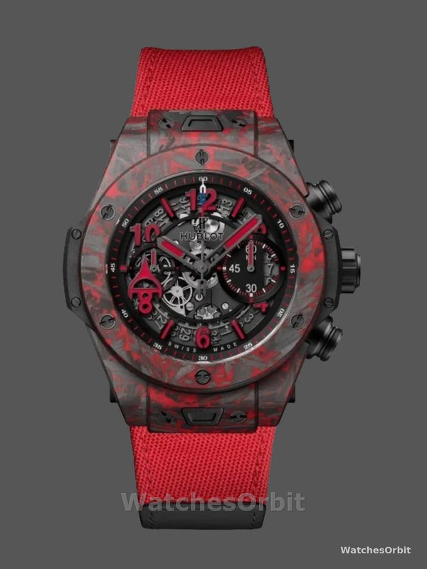 Hublot 411.QV.1123.NR.OVK21 Big Bang Unico Red Carbon Alex Ovechkin Watch 45mm