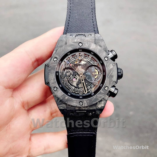Hublot 411.QV.1123.NR.OVK21 Big Bang Unico Red Carbon Alex Ovechkin Watch 45mm
