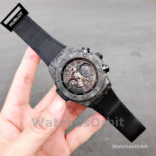 Hublot 411.QV.1123.NR.OVK21 Big Bang Unico Red Carbon Alex Ovechkin Watch 45mm