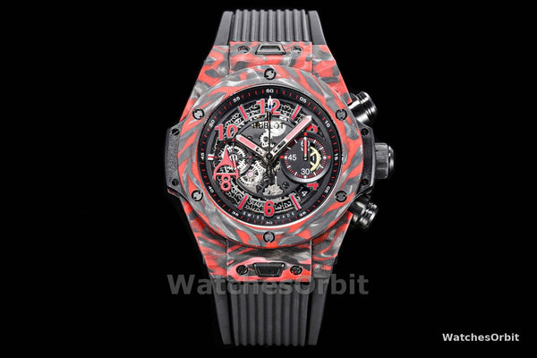 Hublot 411.QV.1123.NR.OVK21 Big Bang Unico Red Carbon Alex Ovechkin Watch 45mm