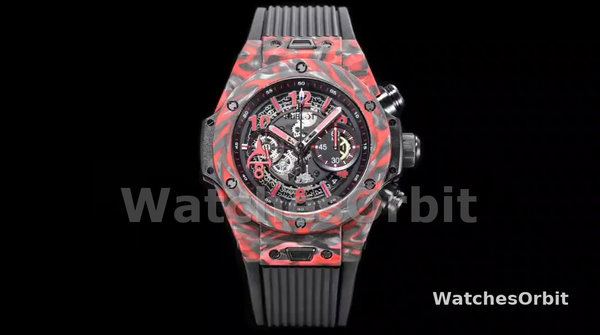Hublot 411.QV.1123.NR.OVK21 Big Bang Unico Red Carbon Alex Ovechkin Watch 45mm