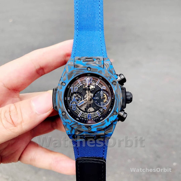 Hublot 411.QV.1123.NR.OVK21 Big Bang Unico Red Carbon Alex Ovechkin Watch 45mm