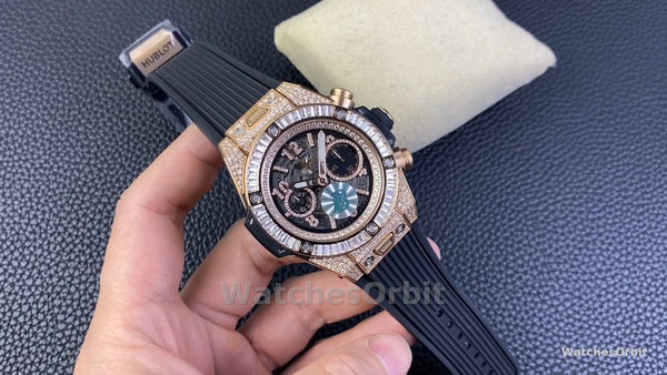 Men's Hublot Big Bang 44mm  421.OX.1180.RX.0904 Black Skeleton Dial