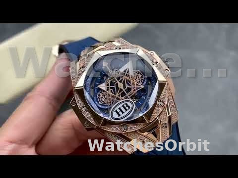 Men's Hublot Big Bang-418.OX.5108.RX.1604.MXM20, 45mm, Men’s Blue Transparent