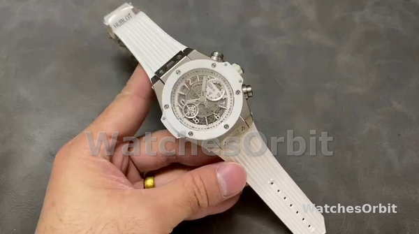 Men's Hublot Big Bang-421.OX.1180.RX, 44mm, Men’s Transparent
