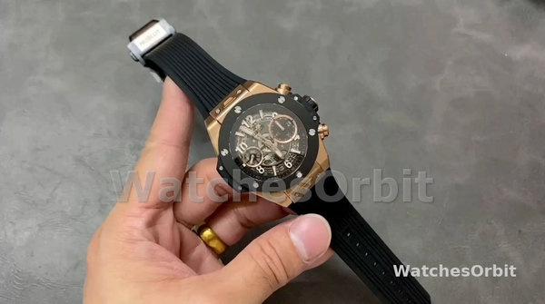 Men's Hublot Big Bang-441.OM.1181.RX, 42mm, Men’s Transparent