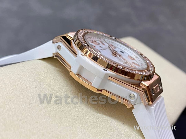 Womens Hublot Big Bang One Click 33mm Ladies  - 485.OE.2080.RW.1204 White Replica Watch Image