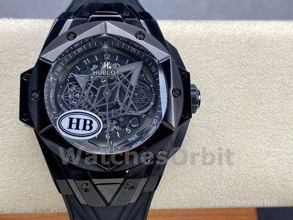 Men's Hublot Big Bang Sang Bleu II King-418.OX.5108.RX.MXM20 Blue Transparent