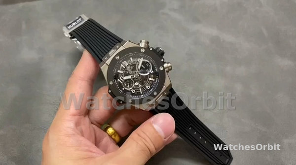 Replique Hommes Hublot Big Bang Unico-421.NM.1170.RX, 42mm, Hommes Transparent