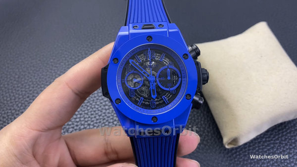 Men's Hublot Big Bang Unico Blue Magic 42mm 441.ES.5119.RX Skeleton
