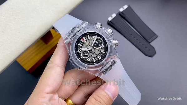 Men's Hublot Big Bang Unico Chronograph 411.JX.1170.RX 45MM Skeleton