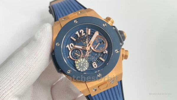 Men's Hublot Big Bang Unico-441.NE.2011.RW, Titanium, 42mm Transparent