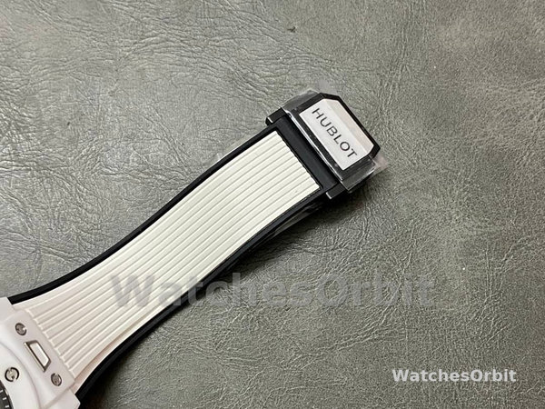 Mens Hublot Big Bang Unico White Ceramic 411.HX.1171.RX Transparent Replica Watch Image