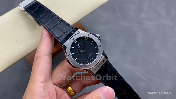 Replica Hublot Classic Fusion Automatico Uomo 542.NX.1171.LR Quadrante nero