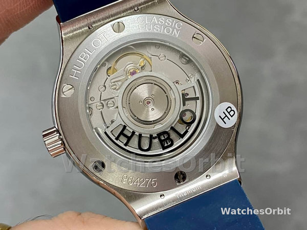 565.NX.7170.RX.1204 Hublot Classic Fusion Titanium Blue Diamonds