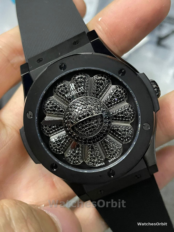 Men's Hublot Classic Fusion 45mm Titanium & Ceramic - 507.CX.9000.RX.TAK21 Black