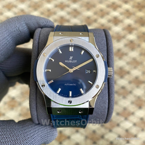 Men's Hublot Classic Fusion-511.NX.7170.RX, 45mm, Men’s Blue