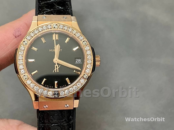 Hublot Classic Fusion 581.OX.1480.RX.1704 33mm Ladies Replica Watch