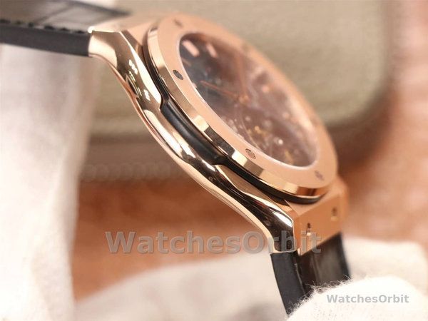 Replica Hublot Classic Fusion Skeleton Tourbillon Uomo 505.OX.0180.LR Quadrante scheletrato 45 mm