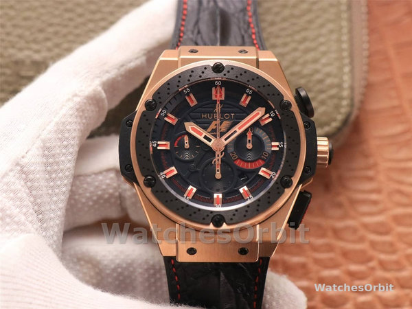 Replica Hublot F1 King Power 48MM Uomo 703.OM.1138.NR.FMO10 Nero opaco