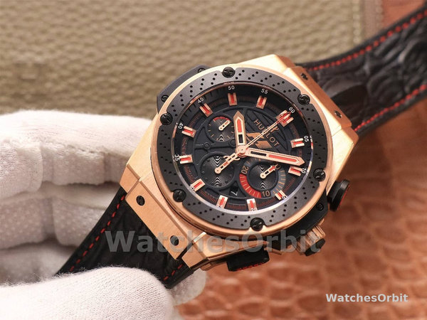 Replica Hublot F1 King Power 48MM Uomo 703.OM.1138.NR.FMO10 Nero opaco