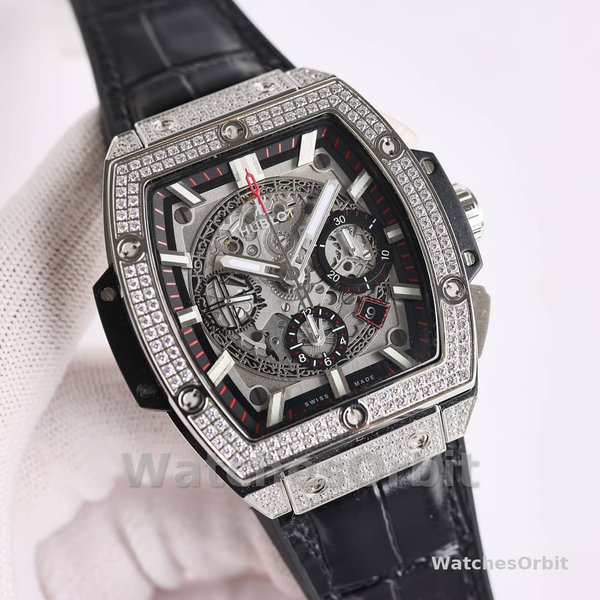 Replique Hommes Hublot Spirit of Big Bang 42MM Hommes 601.NX.0173.LR.1704 Skeleton