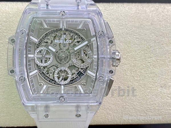 Replique Hommes Hublot Spirit of Big Bang Sapphire 641.JX.0120.RT 42mm Argent