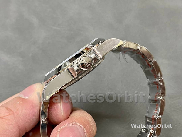 Replica Rolex Air King 40 mm Uomo-126900 0001-Oyster Acciaio Inox Blu