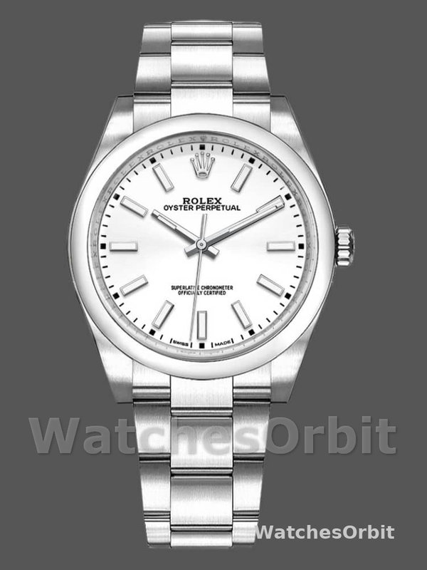 Rolex Oyster Perpetual Air-King 114200 White Index Dial 34mm Unisex Replica watch