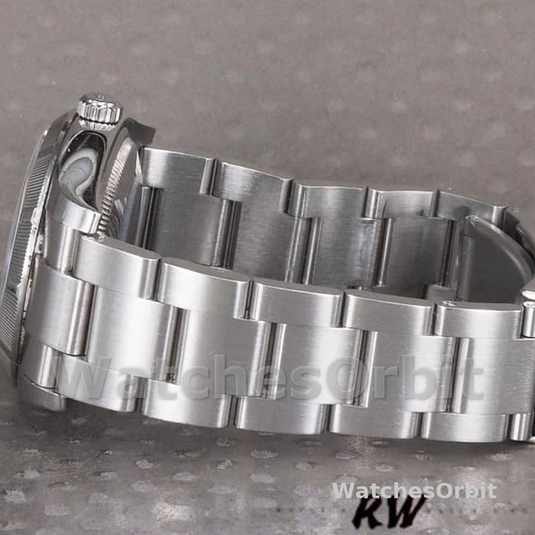 Replica Rolex Oyster Perpetual Air-King-114210 unisex, 34 mm, quadrante blu, unisex blu