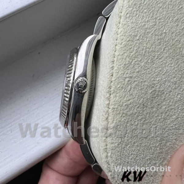 Replica Rolex Oyster Perpetual Air-King 114234 Silver Dial 34mm Unisex Replica Uhr, Replika Uhren, Luxuriöse Optik