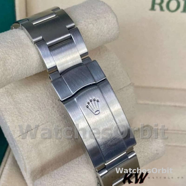 Replica Rolex Oyster Perpetual Air-King 114234 Silver Dial 34mm Unisex Replica Uhr, Replika Uhren, Luxuriöse Optik