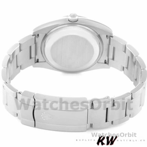 Replica Rolex Oyster Perpetual Air-King-114234 unisex, 34 mm, quadrante bianco arabo, unisex bianco