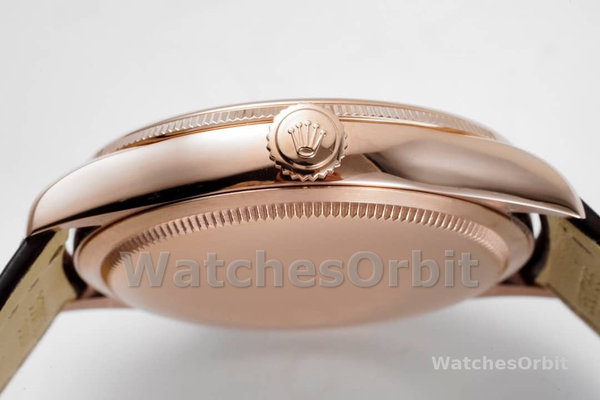 Replica Rolex Cellini-50505 0020 da uomo, 39 mm, bianco