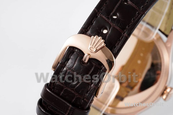 Replica Rolex Cellini-50505 0020 da uomo, 39 mm, bianco