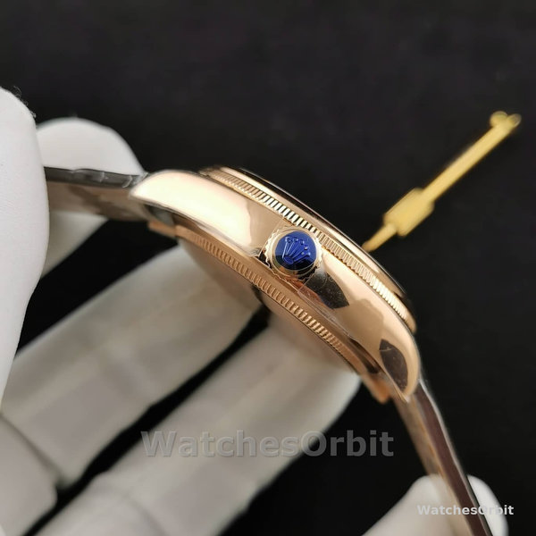 Replica Rolex Cellini-50535 0002 da uomo, 39 mm, bianco