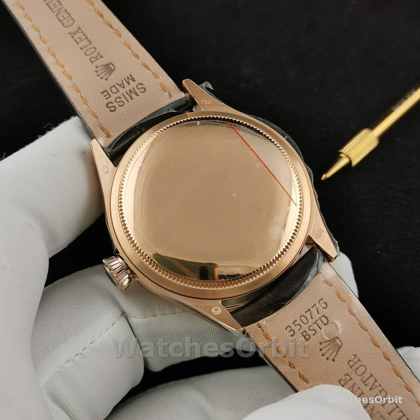 Replica Rolex Cellini-50535 0002 da uomo, 39 mm, bianco