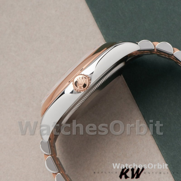Replica Rolex Datejust 36mm Unisex-116201-Zwarte Parelmoer Wijzerplaat MOP