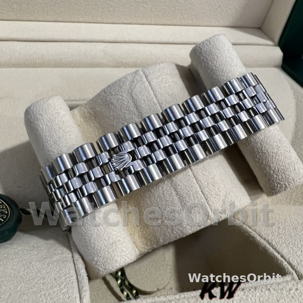Unisexs Rolex Datejust 36mm Unisex-116234-0084-Silver-Diamond Dial Silver Diamond Replica Image