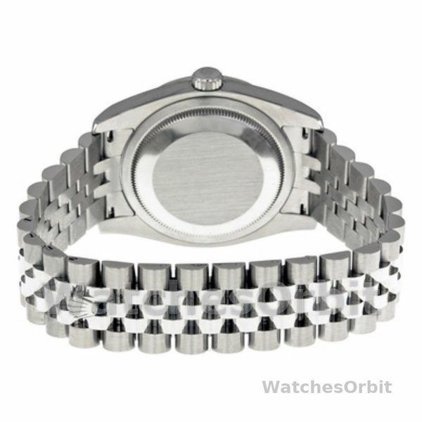 Unisexs Rolex Datejust 36mm Unisex-116234-0159-Rhodium Wave-Diamond Dial Rhodium Wave Diamond Replica Image