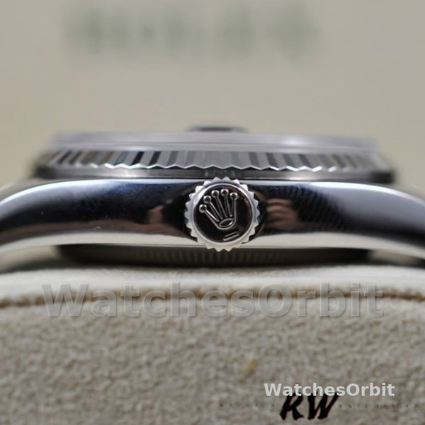 Replica Rolex Datejust 36mm Unisex-116234-Roomcijfer-Zwarte Wijzerplaat Zwart