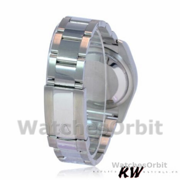 Replica Rolex Datejust 36mm Unisex-116234-Ghiera argentata Quadrante argentato-Ghiera scanalata Argento