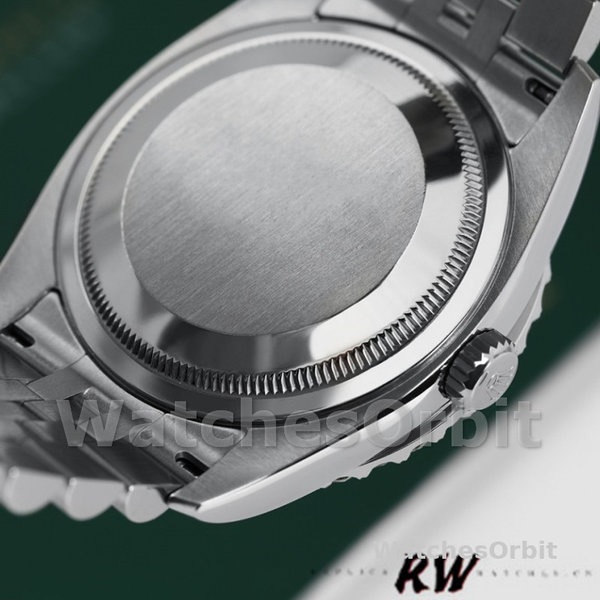 Replica Rolex Datejust 36mm voor dames-116244-Zilveren wijzerplaat-Diamanten Zilver